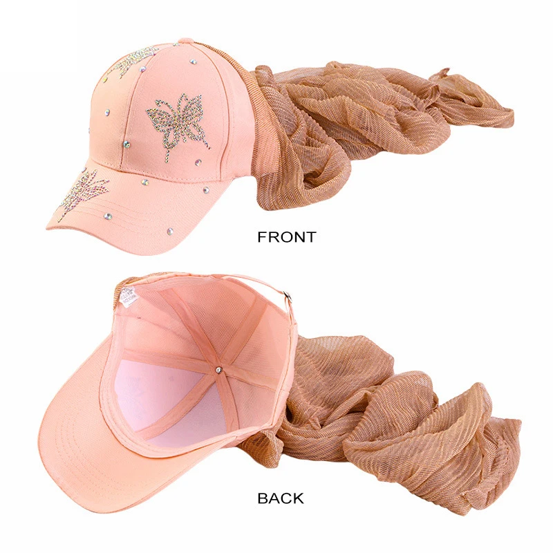 Baseball Cap Fitted - Musilm Vrouwen Hijab met Basis Bal