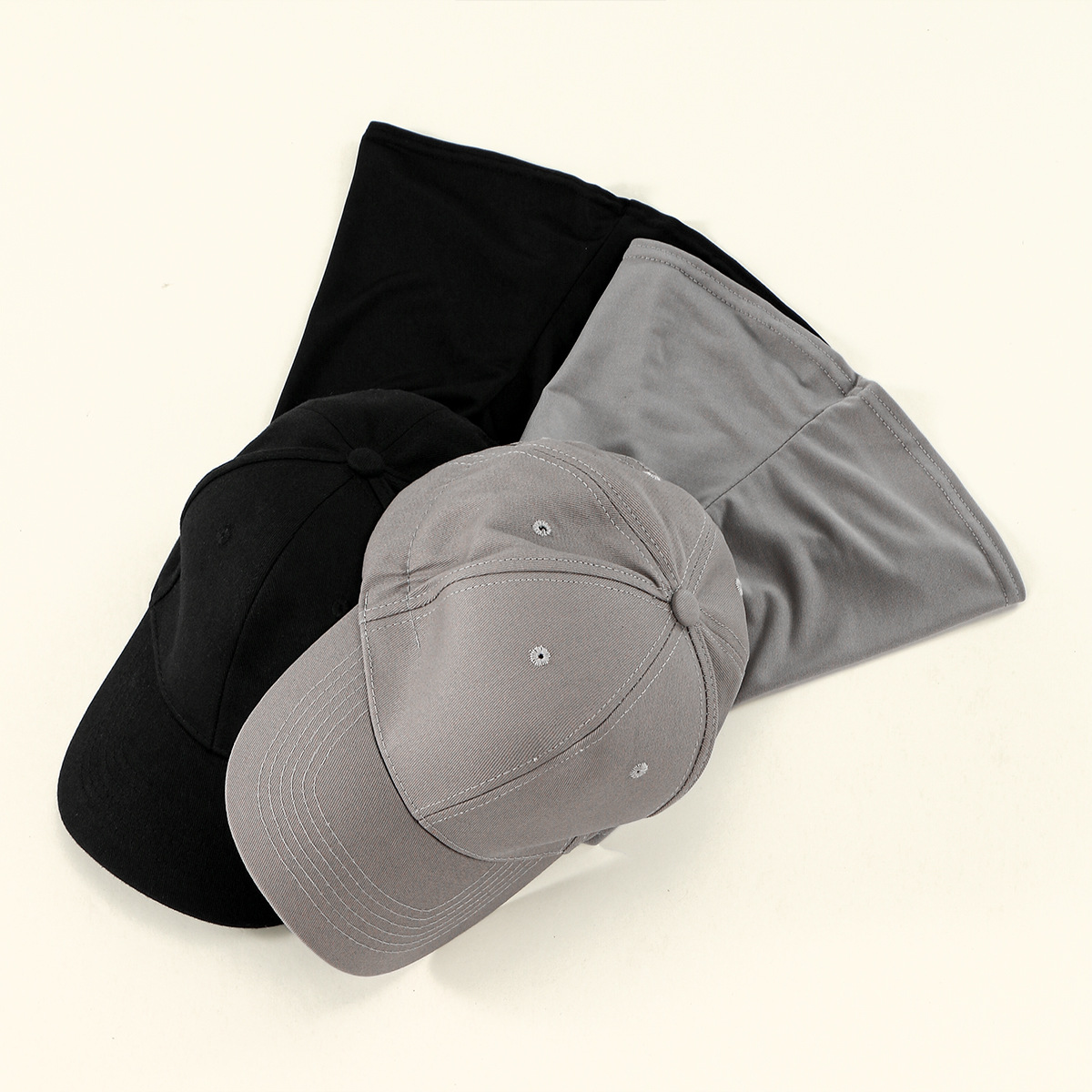 Baseball Cap Fitted - 2 stuks Muslim hijab instant sjaal