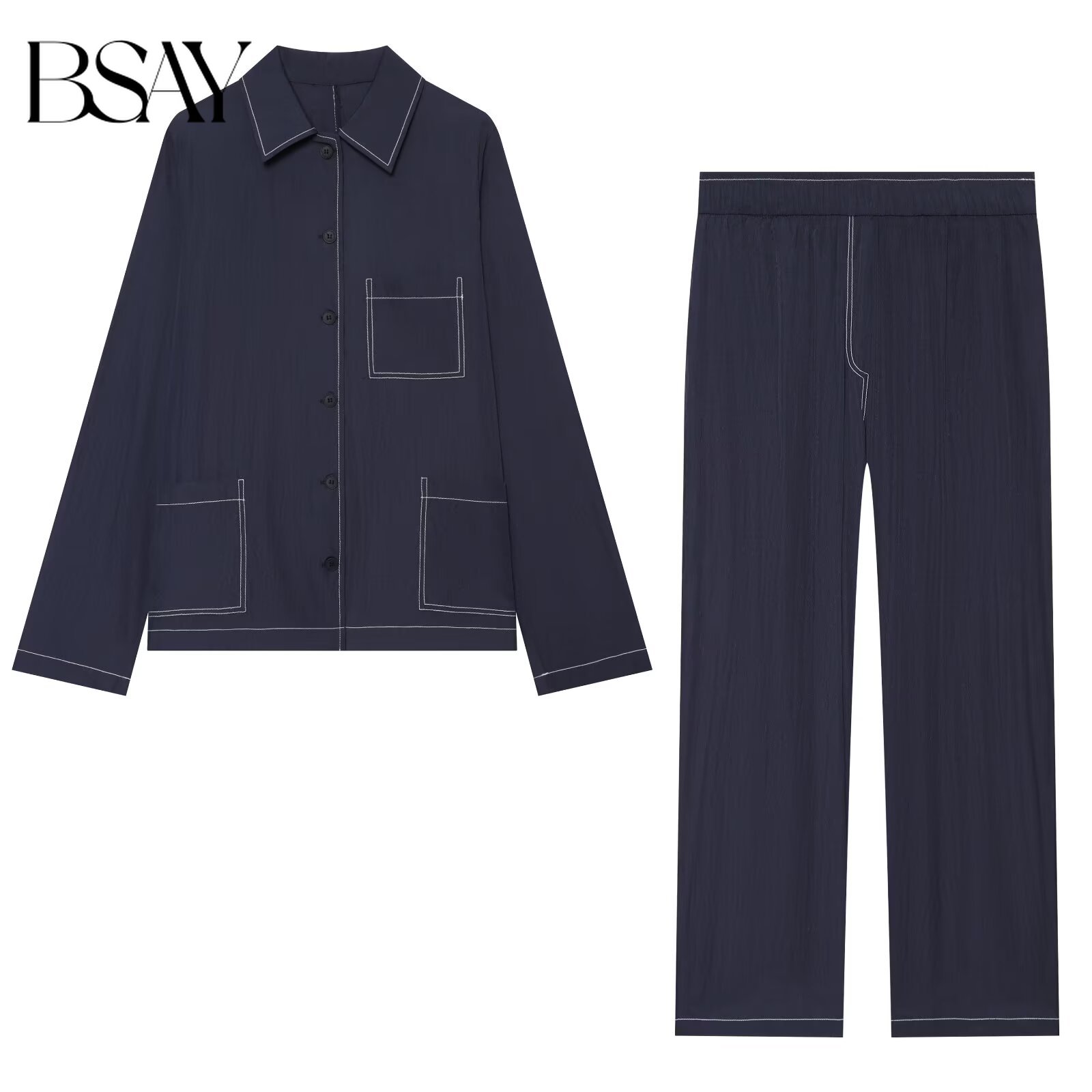 Street Fashion Korea - BSAY Koreaanse Lazy Style Dames Outfit