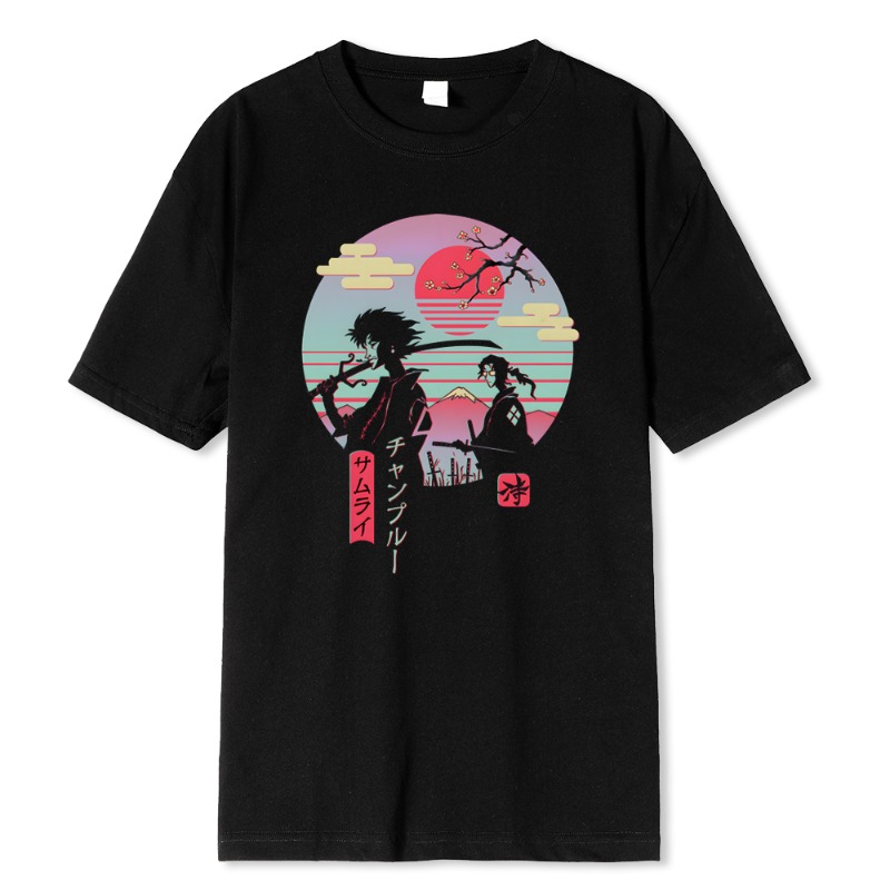 Street Fashion Walk - 2 Japanse Samurai Walking Home Hip