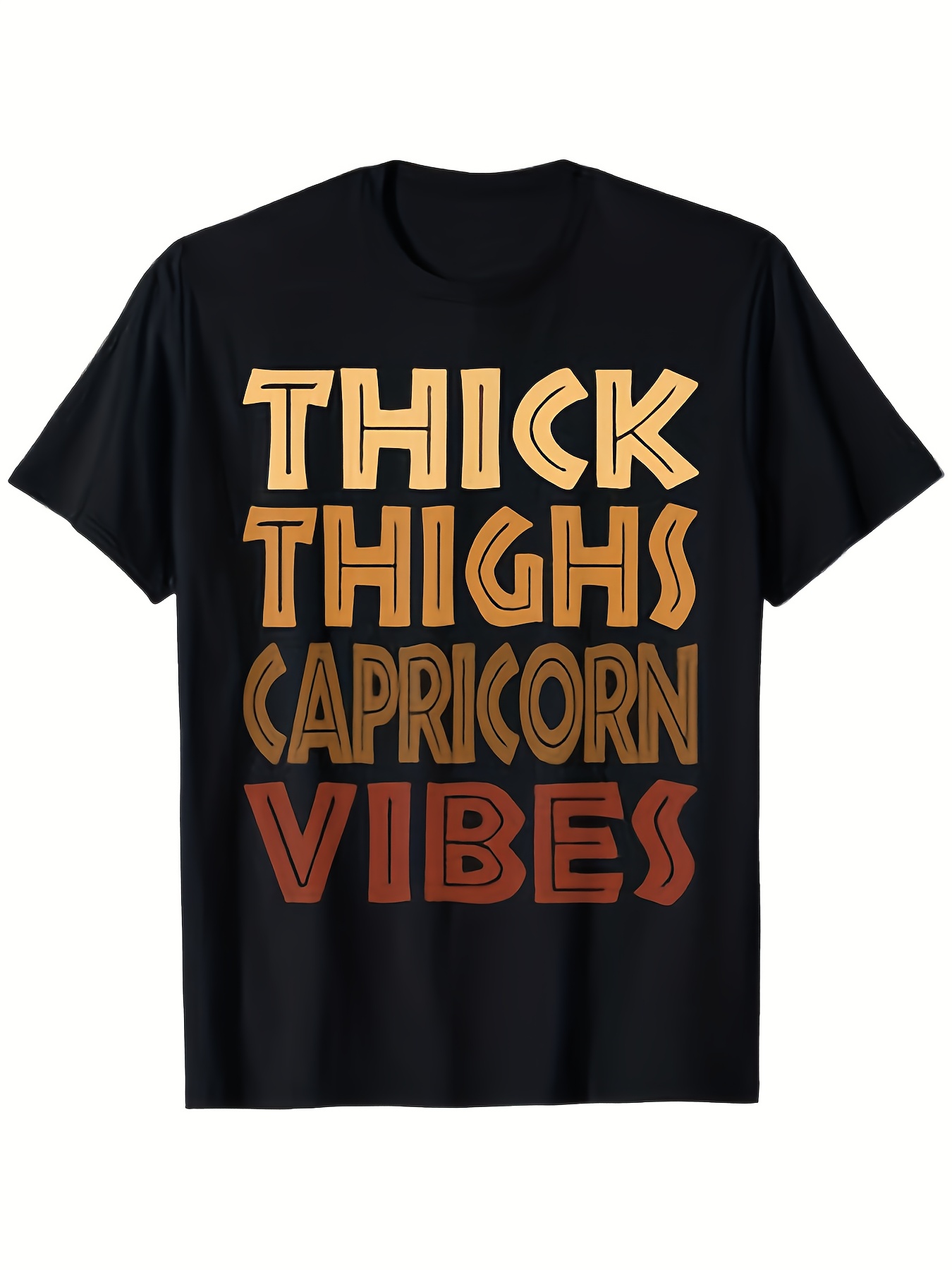 Street Fashion Vibes - 1pc Capricorn Vibes T-shirt voor heren,