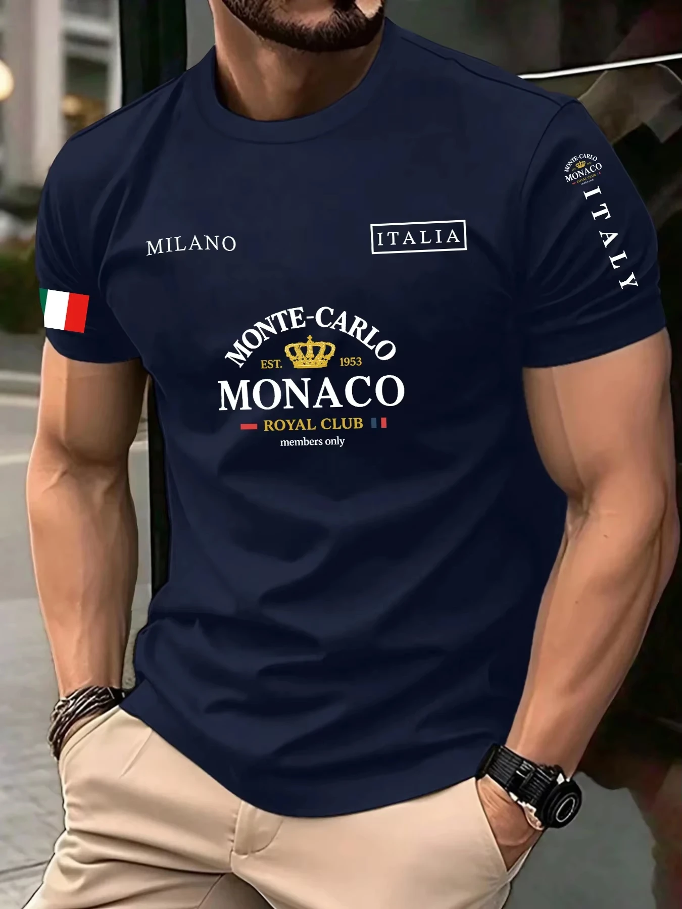 Street Fashion Monaco - 2026 Nieuwe Aanwinst Monaco Letter 3D