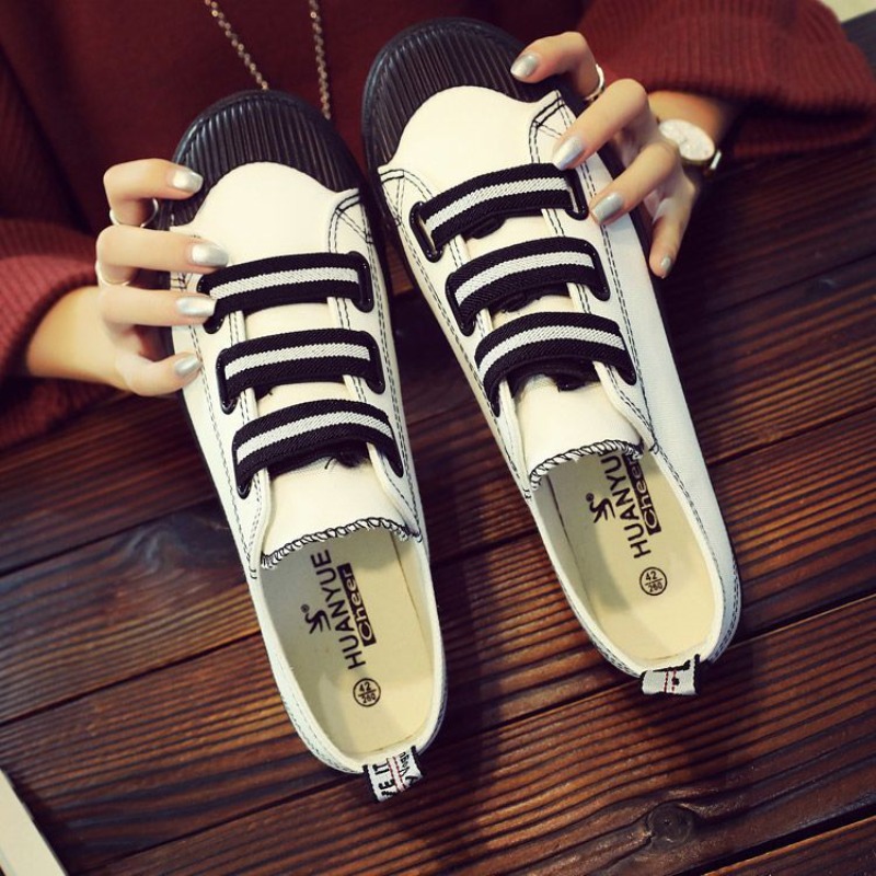Street Fashion Vibes - Koreaanse stijl instappers van canvas, veelzijdige