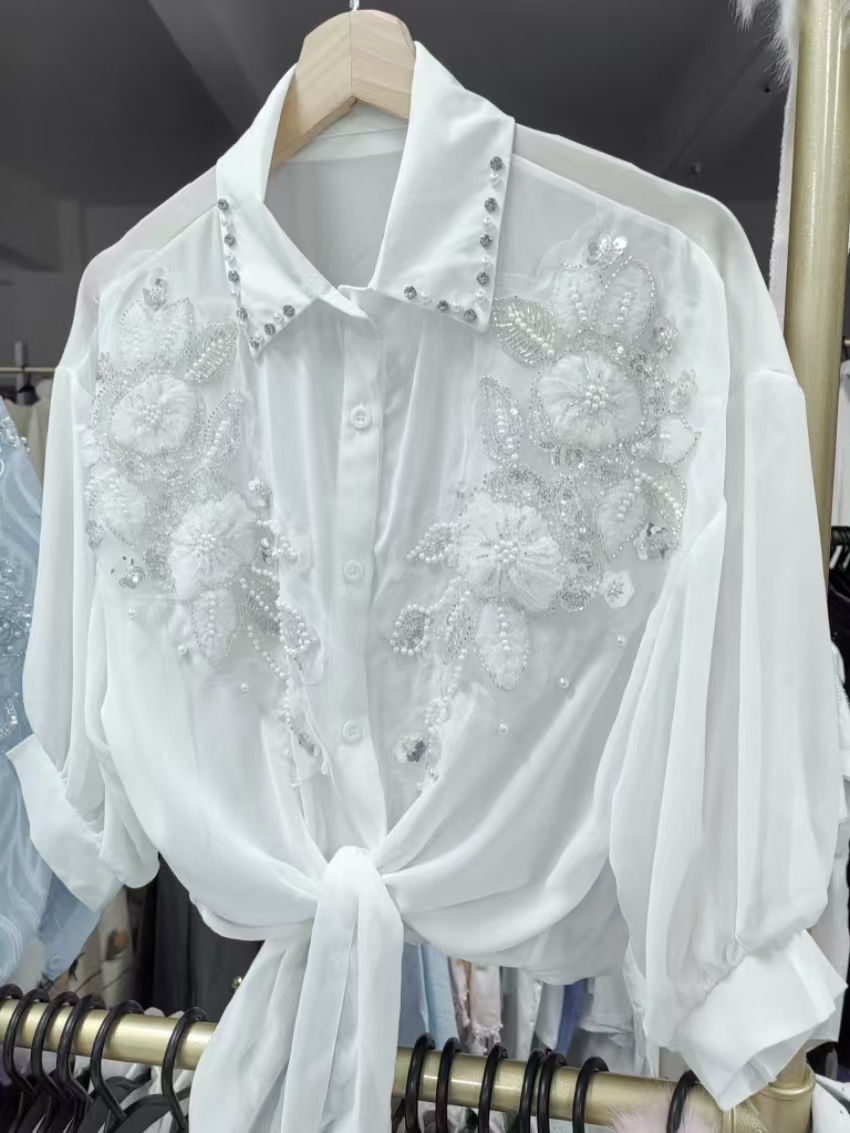 Street Fashion Korea - Streetwear Zomer Zonnebrandcrème Blouses Shirts voor