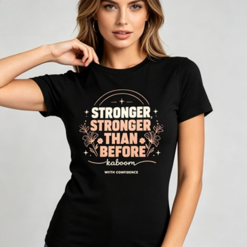 Street Fashion Vibes - T-shirt met ronde hals, 'Empowering Women
