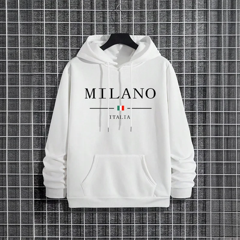 Street Fashion In Milan - Italië Milan Mode Heren Hoodies 2025,