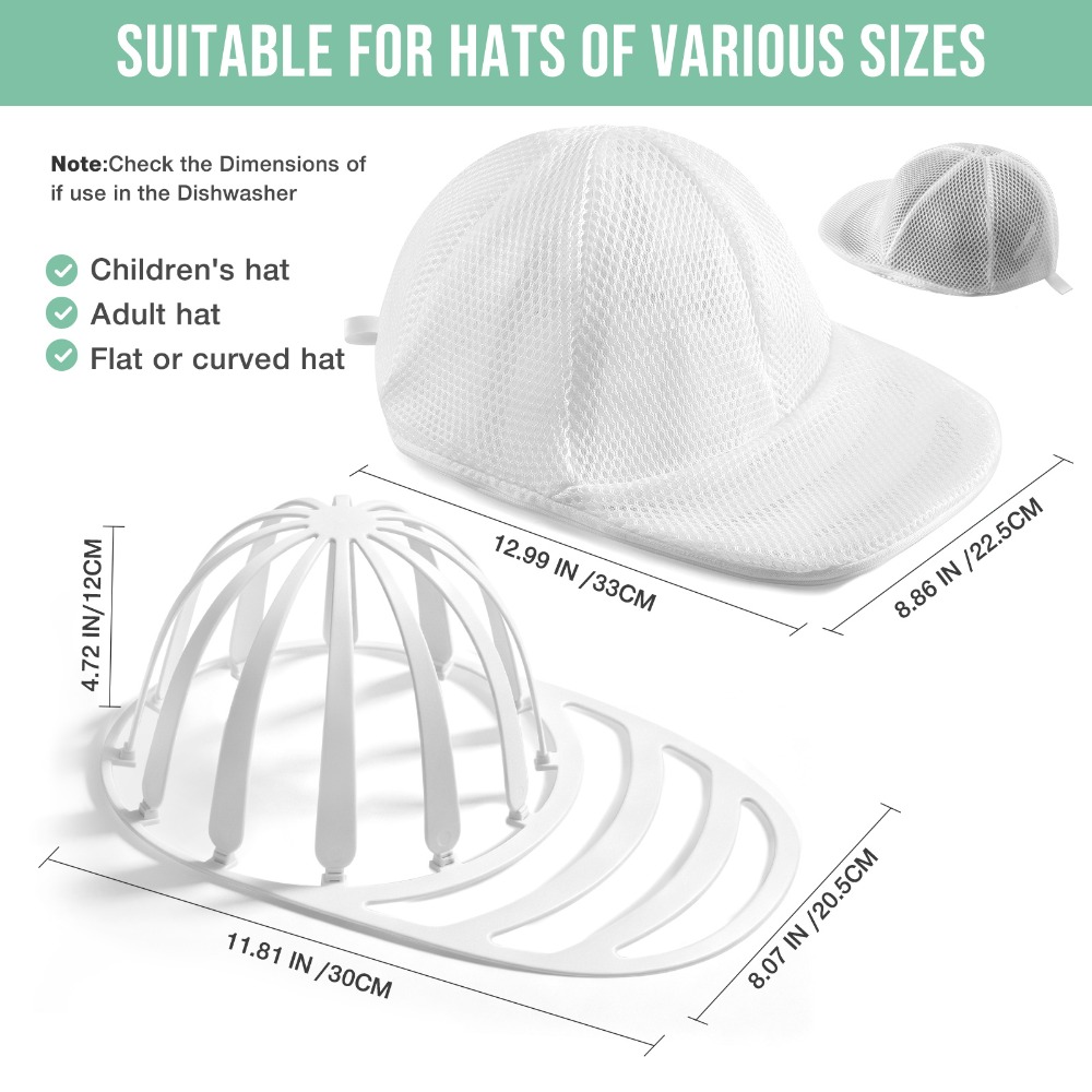 2/4-pack hoedwasmachinekooi vo - Baseball Cap Fitted recensie en prijs