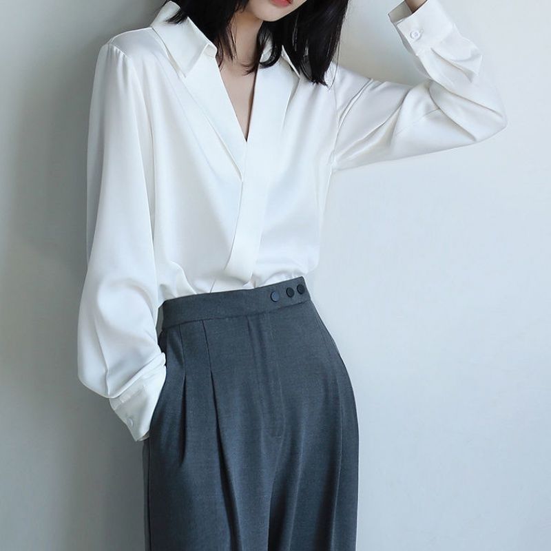 Gidyq Vrouwen Zwart Chiffon Sh - Street Fashion Korea recensie en prijs