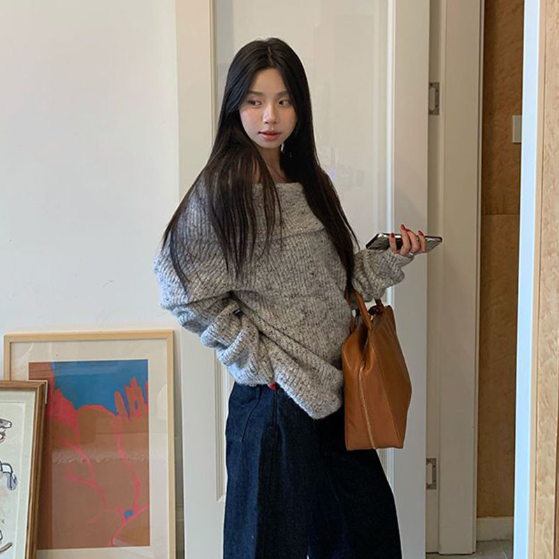 Elegante Off Schouder Slash Ha - Street Fashion Korea recensie en prijs