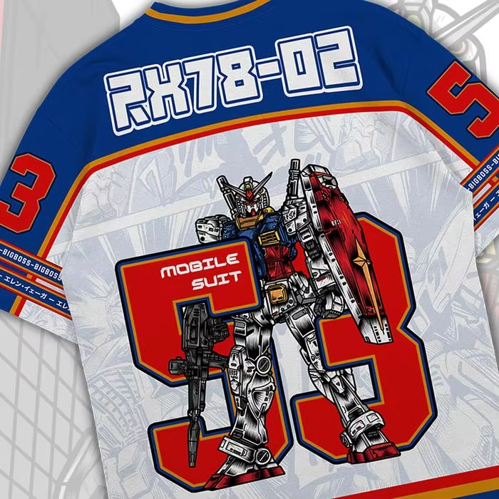 Gundam RX78 Anime Mecha Y2k Ko - Street Fashion Korea recensie en prijs