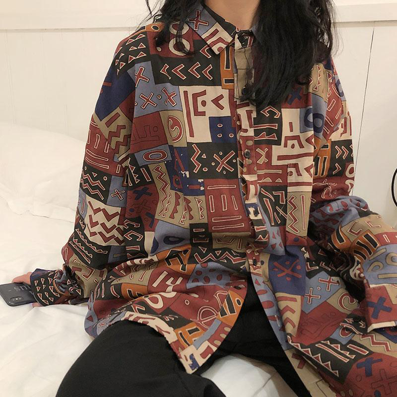 Vintage Harajuku Vrouwen Blous - Street Fashion Korea recensie en prijs