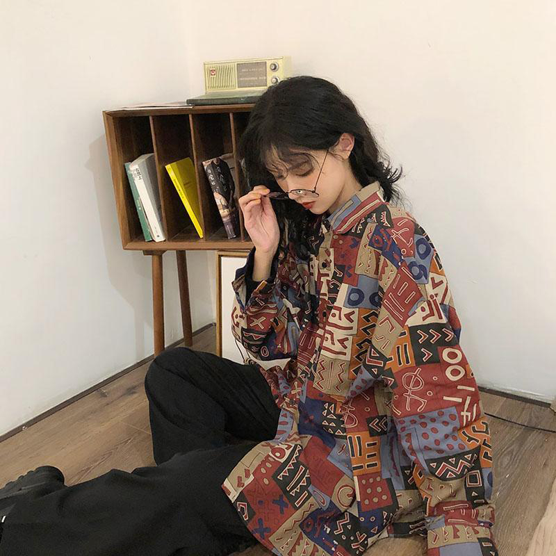Vintage Harajuku Vrouwen Blous - Street Fashion Korea recensie en prijs