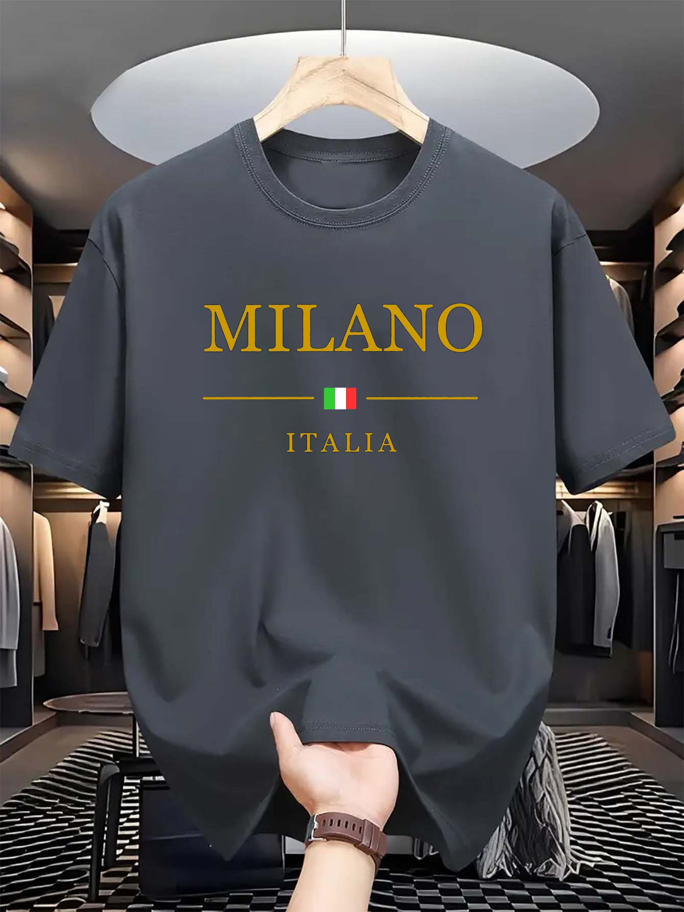 Zomer T-shirt met 3D-print voo - Street Fashion In Milan recensie en prijs