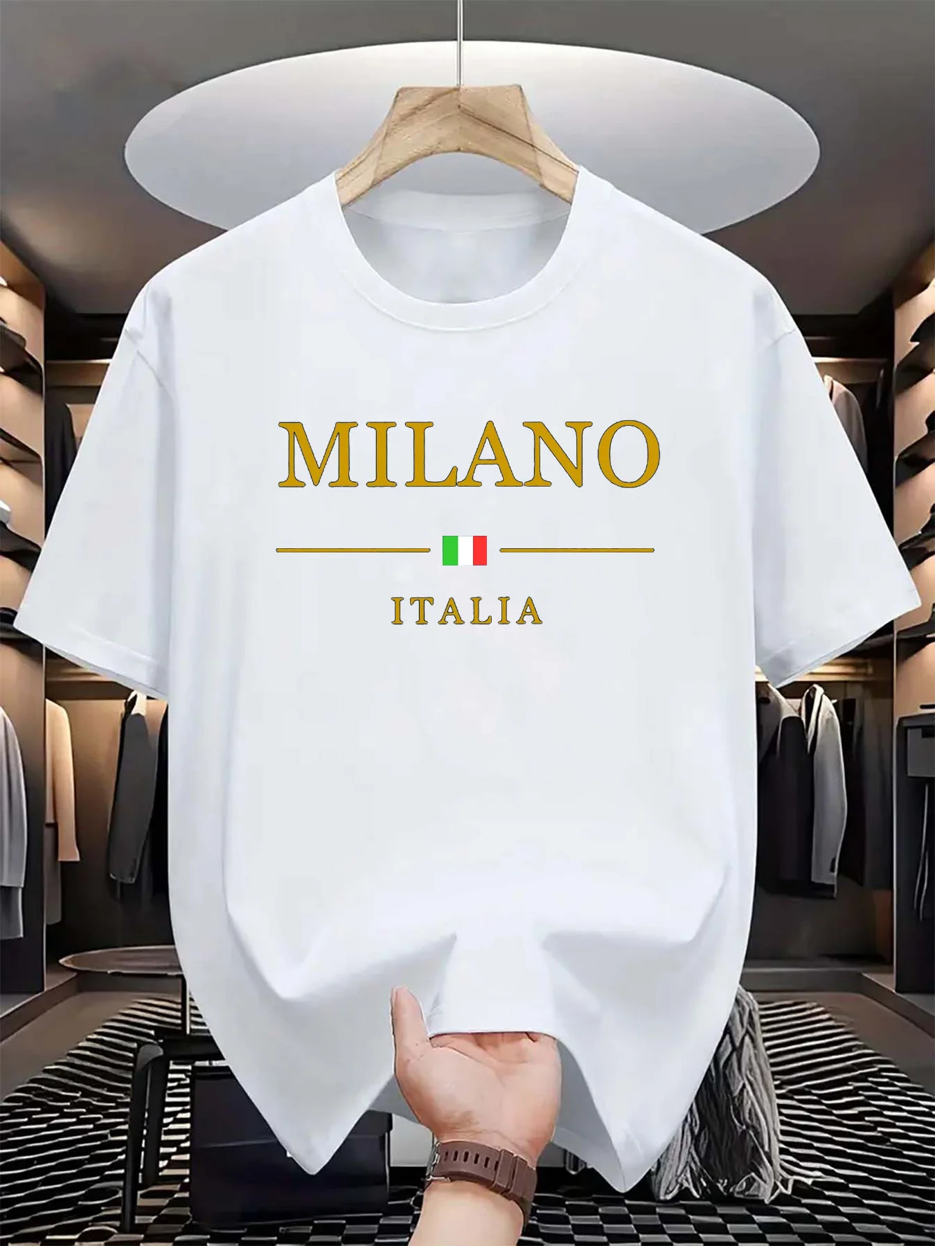 Zomer T-shirt met 3D-print voo - Street Fashion In Milan recensie en prijs