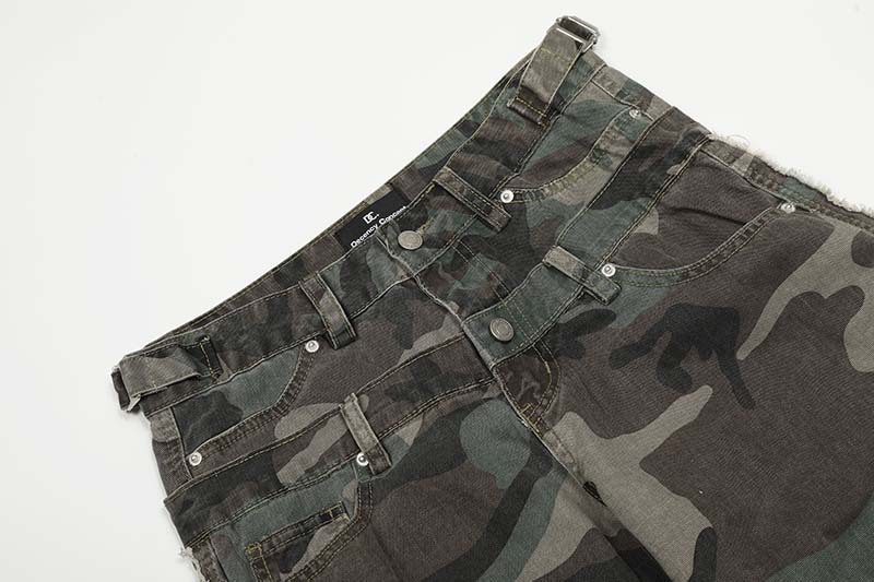 Herenmode Camouflage Cargo Jea - Street Fashion Vibes recensie en prijs
