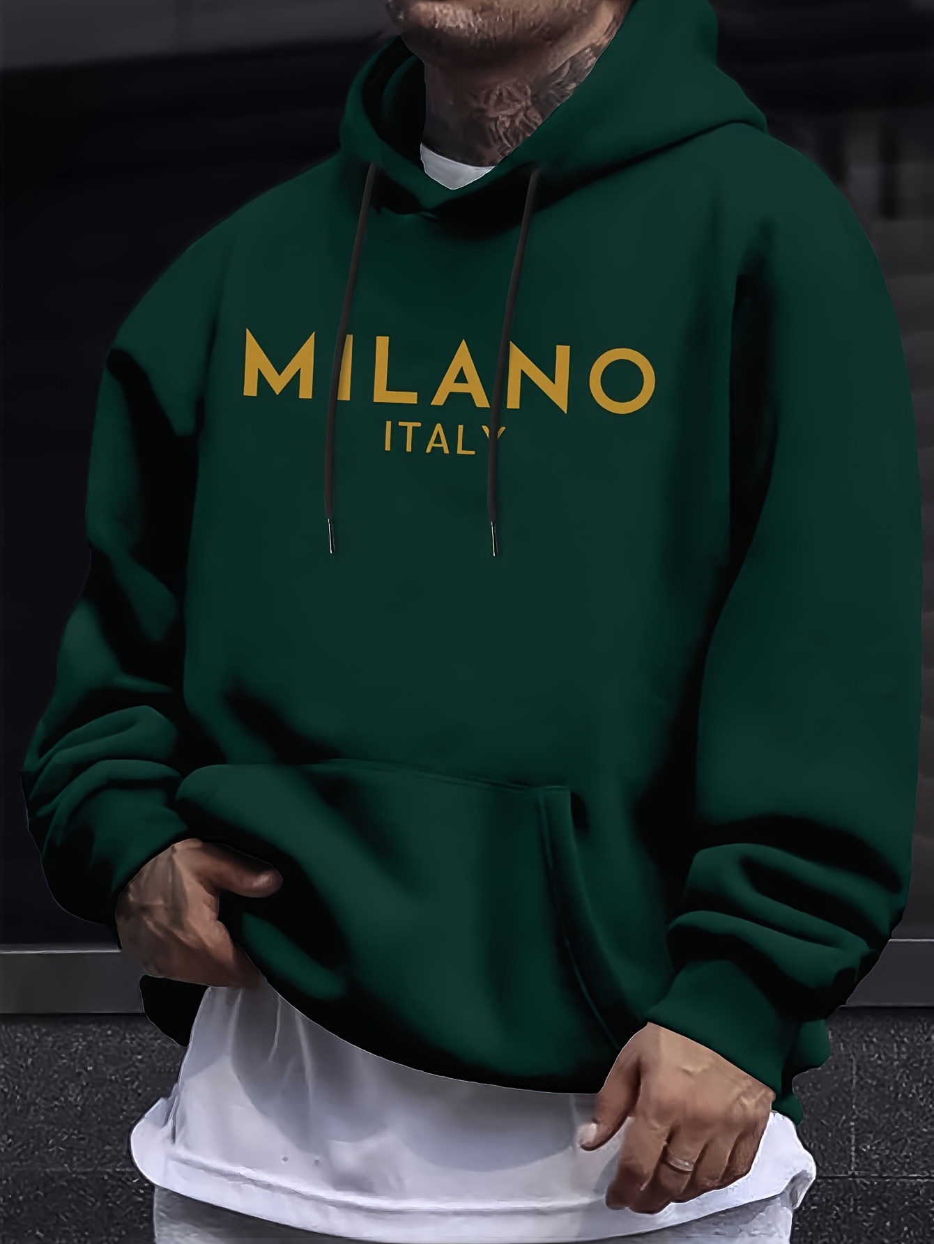 Milan Letter Heren Dames Hoodi - Street Fashion In Milan recensie en prijs