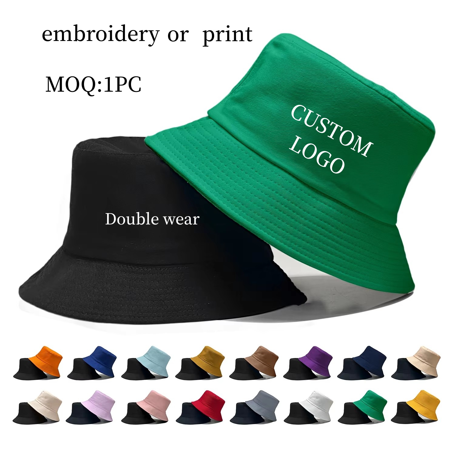 Aangepast logo dubbelzijdig vi - Baseball Cap Fitted recensie en prijs