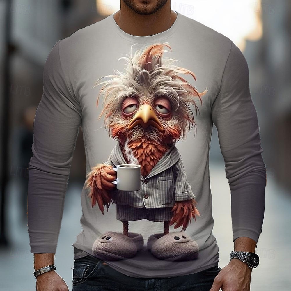2025 Heren Animal Chick 3D T-s - Street Fashion Fall 2025 recensie en prijs