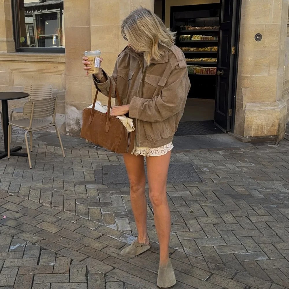 Kondala Vrouwen Suède Jas 2025 - Street Fashion Fall 2025 recensie en prijs