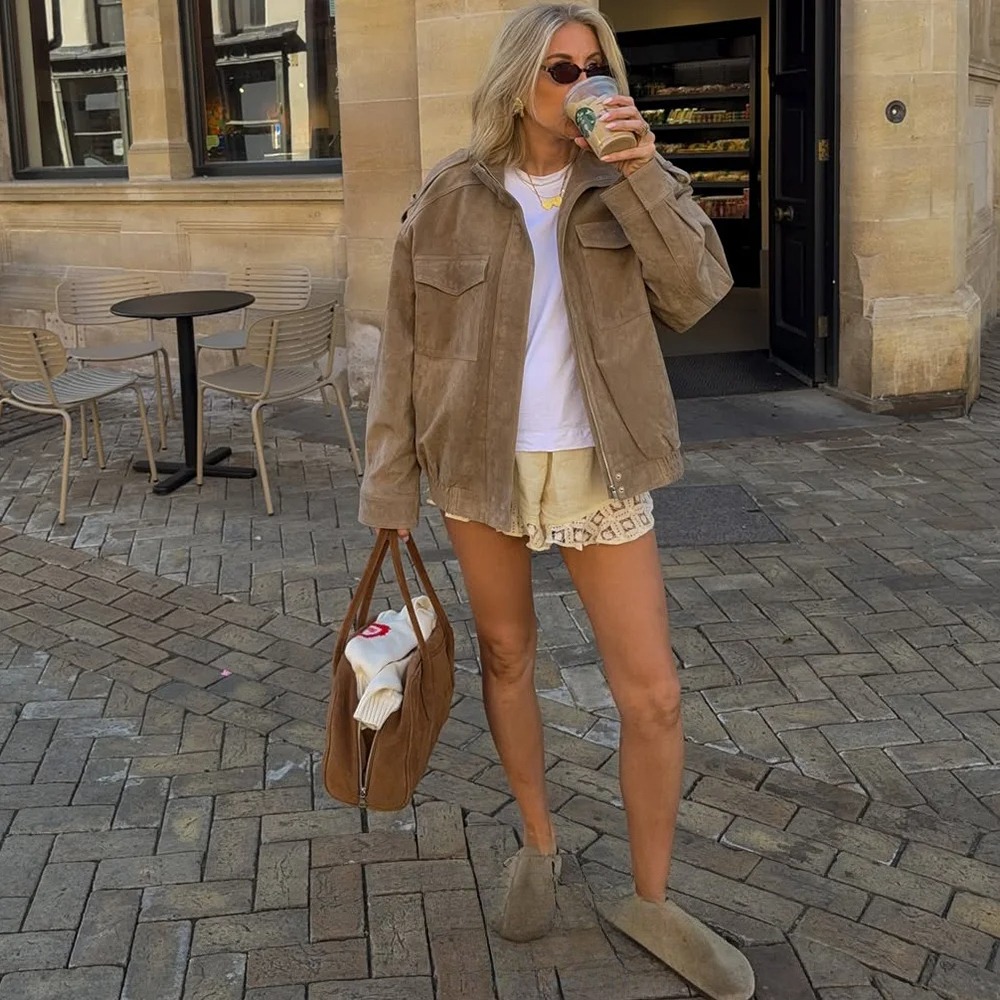 Kondala Vrouwen Suède Jas 2025 - Street Fashion Fall 2025 recensie en prijs