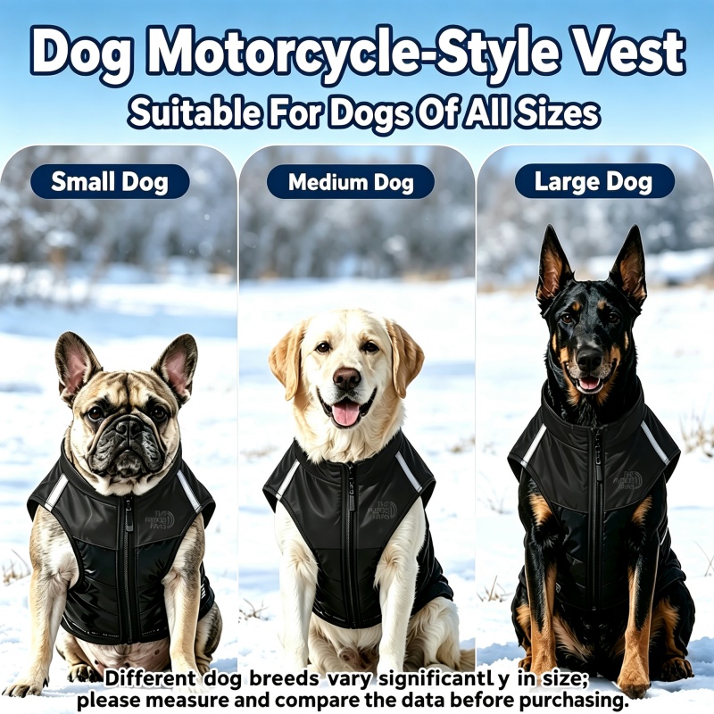 Hondenjas in motorstijl, refle - Puffer Vest Padded recensie en prijs