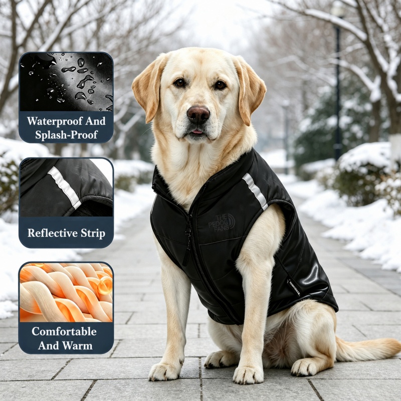Hondenjas in motorstijl, refle - Puffer Vest Padded recensie en prijs