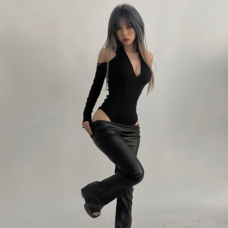 Dames sexy holle bodysuit met  - Street Fashion Photography recensie en prijs
