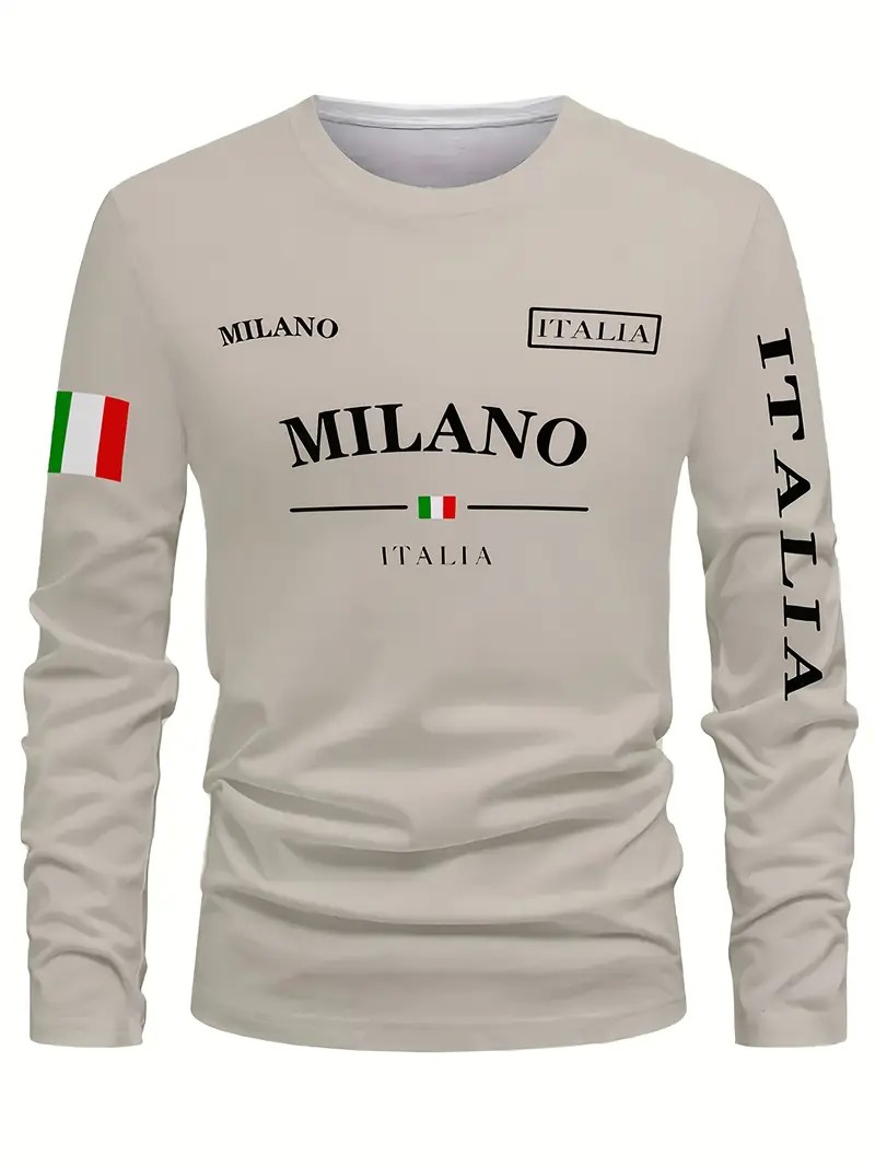 2026 Lente/Zomer Heren T-shirt - Street Fashion In Milan recensie en prijs